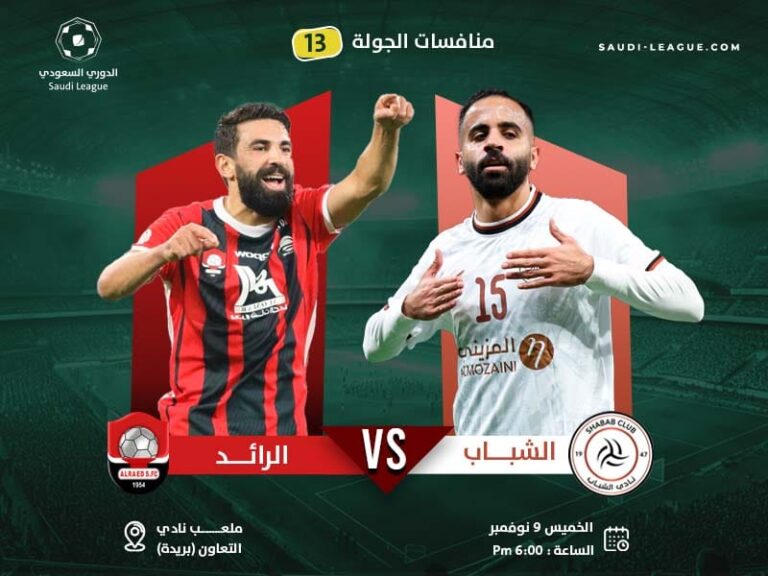 Al-raed flies over Al-shabab with two goals in Roshen League